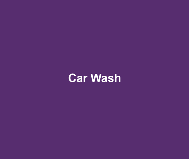 Car Wash