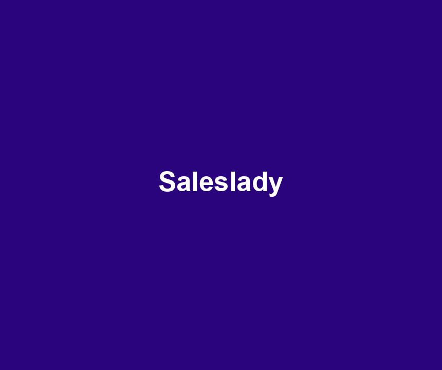 Saleslady