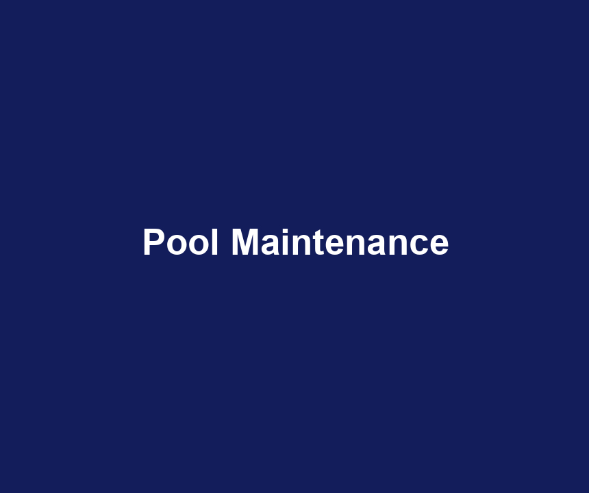 Pool Maintenance