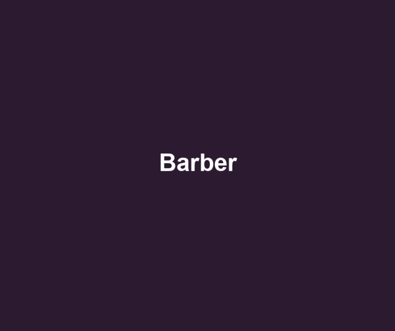 Barber