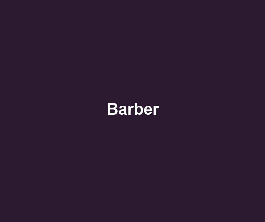Barber
