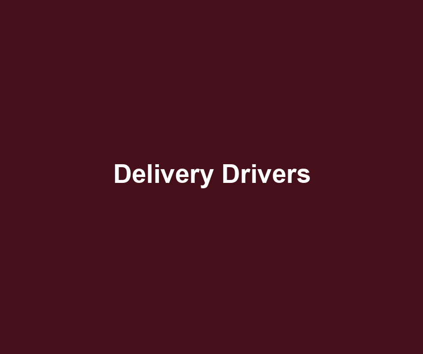 Delivery Drivers