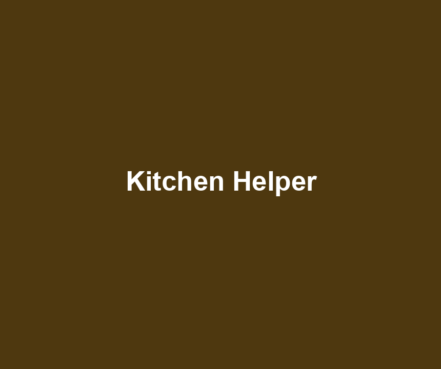 Kitchen Helper