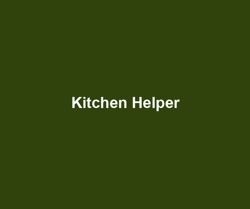 Kitchen Helper