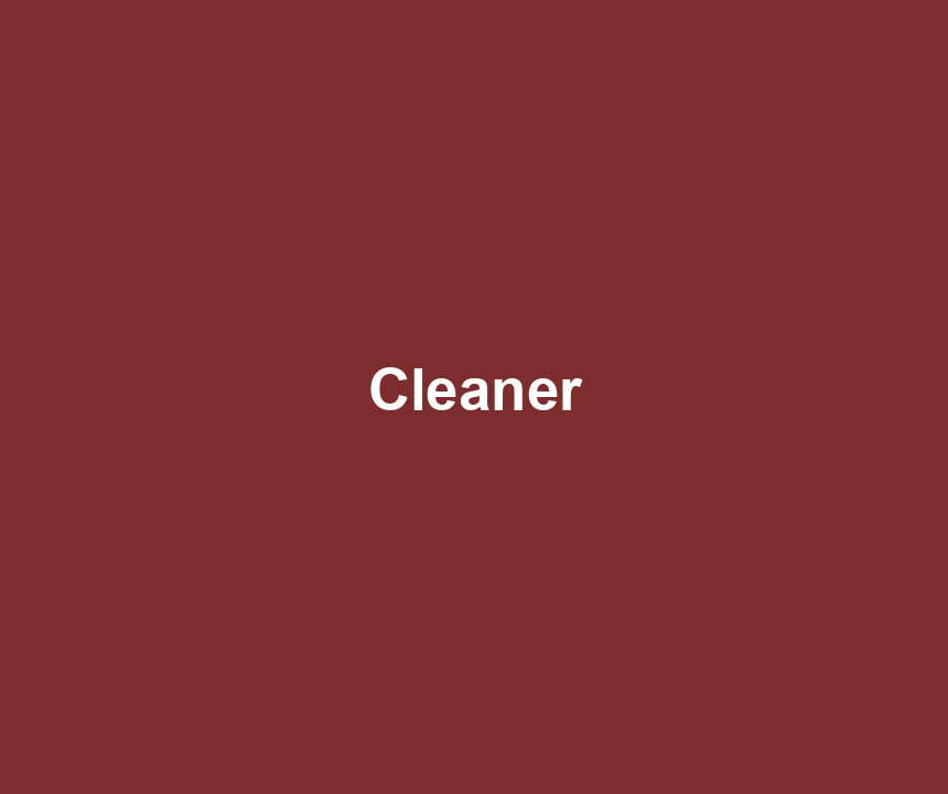 Cleaner