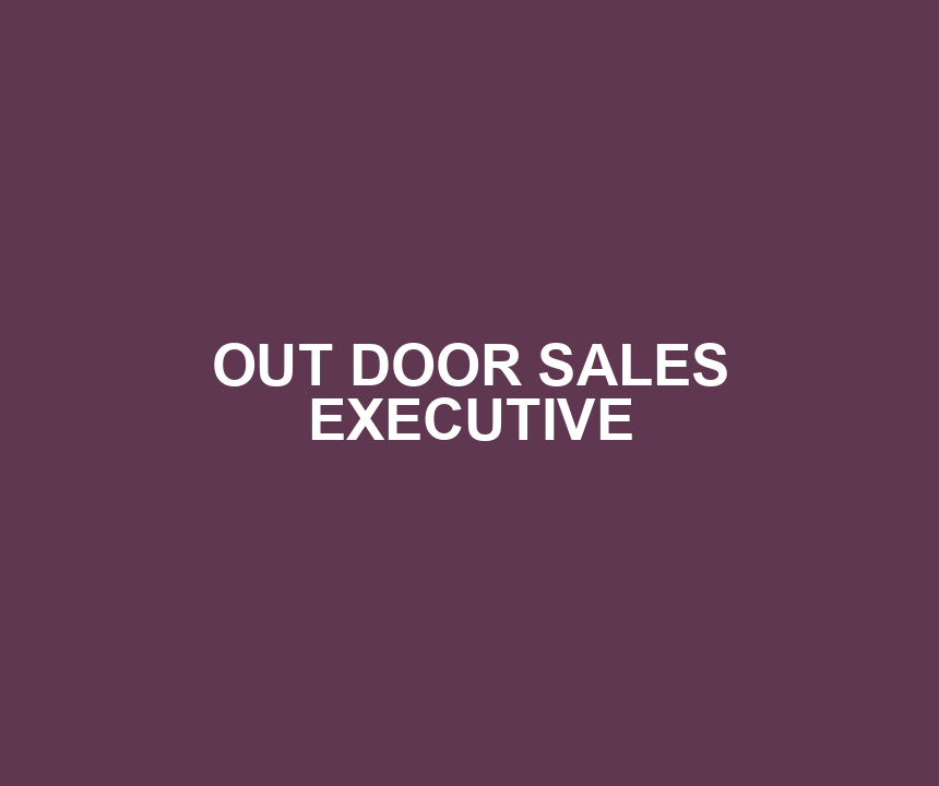 OUT DOOR SALES EXECUTIVE
