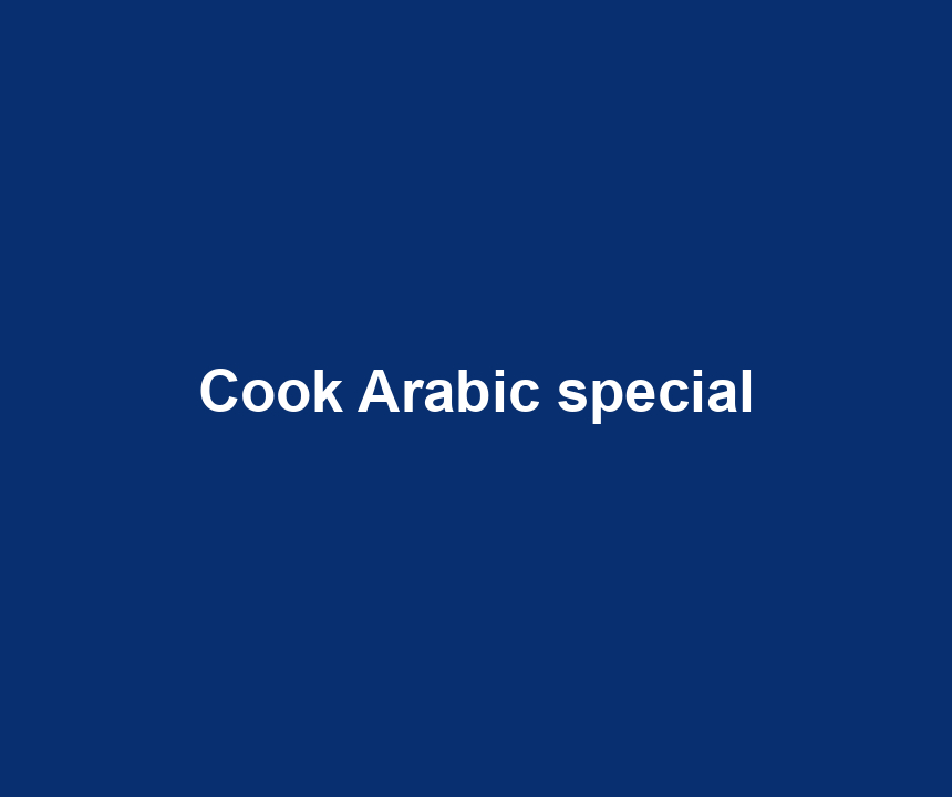 Cook Arabic special
