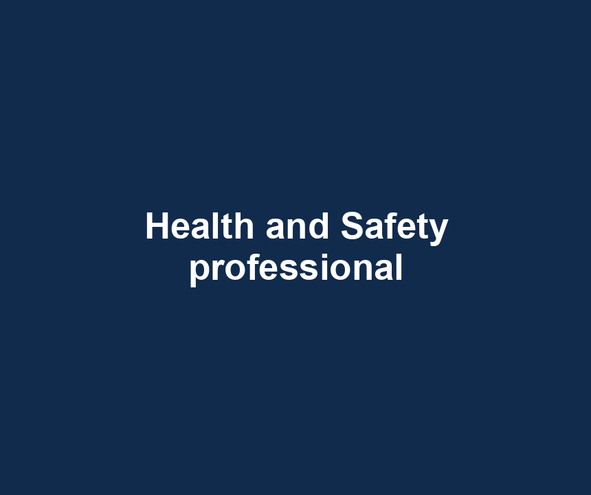 Health and Safety professional