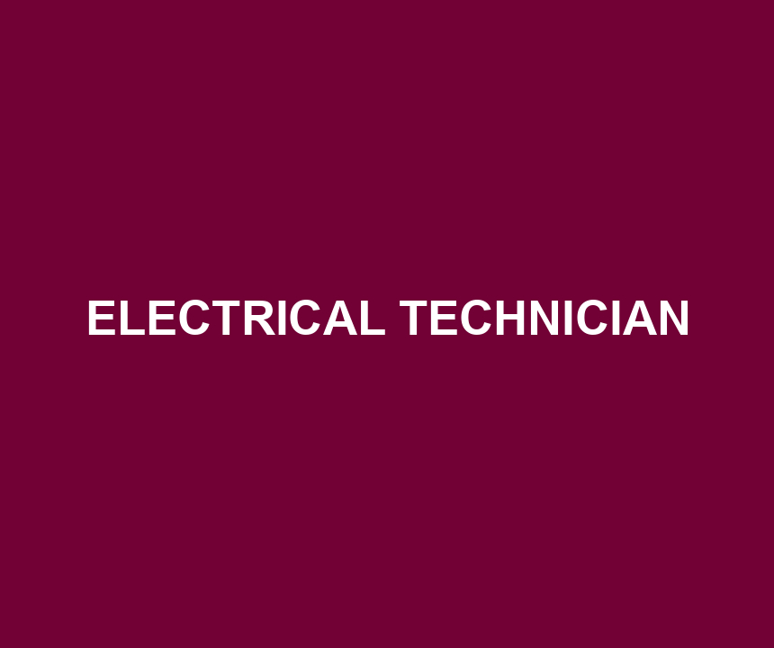ELECTRICAL TECHNICIAN