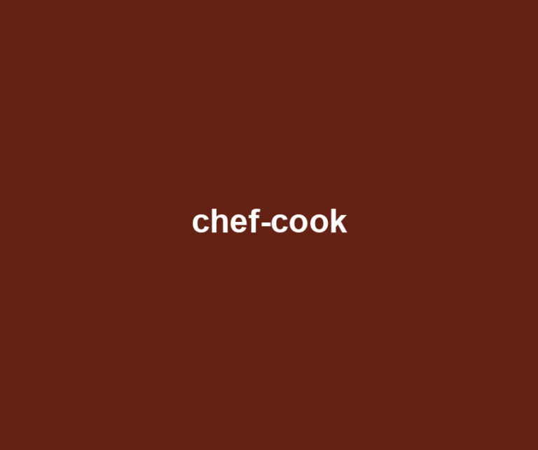 chef-cook