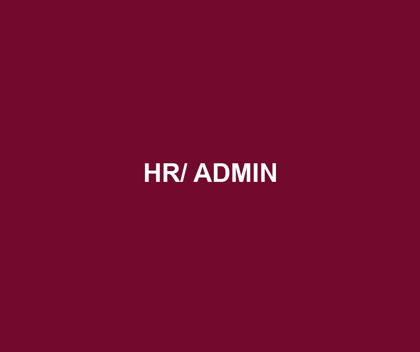 HR/ ADMIN