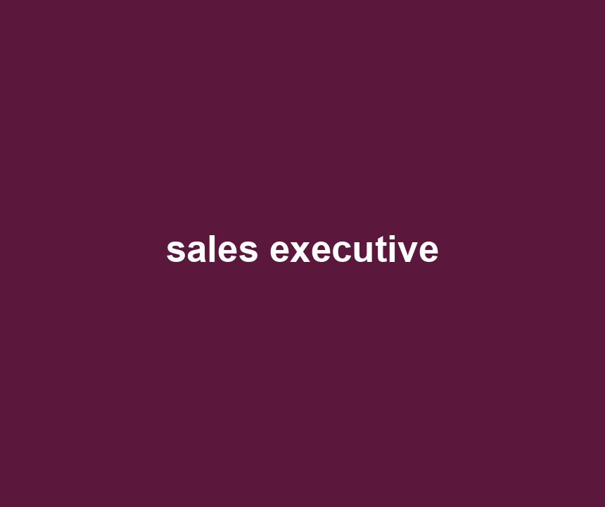 sales executive