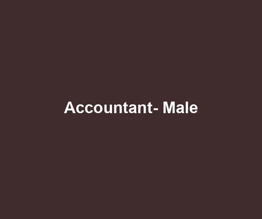Accountant- Male