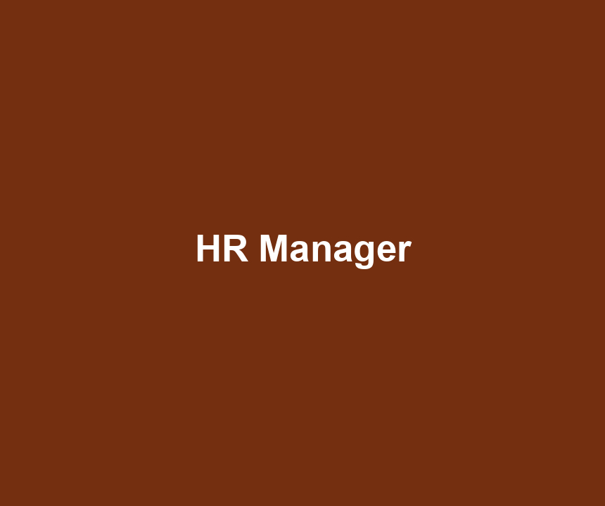 HR Manager