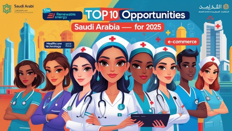 Top 10 Job opportunities in Saudi Arab 2025