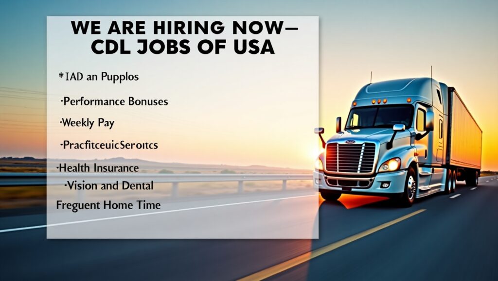 Best CDL Jobs in USA – A Complete Guide to Truck Driving Careers Best CDL Jobs in USA – A Complete Guide to Truck Driving Careers