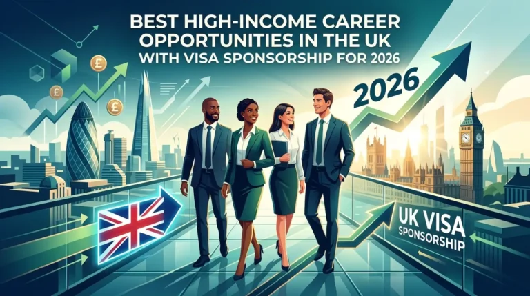 Best High-Income Career Opportunities in the UK With Visa Sponsorship for 2026