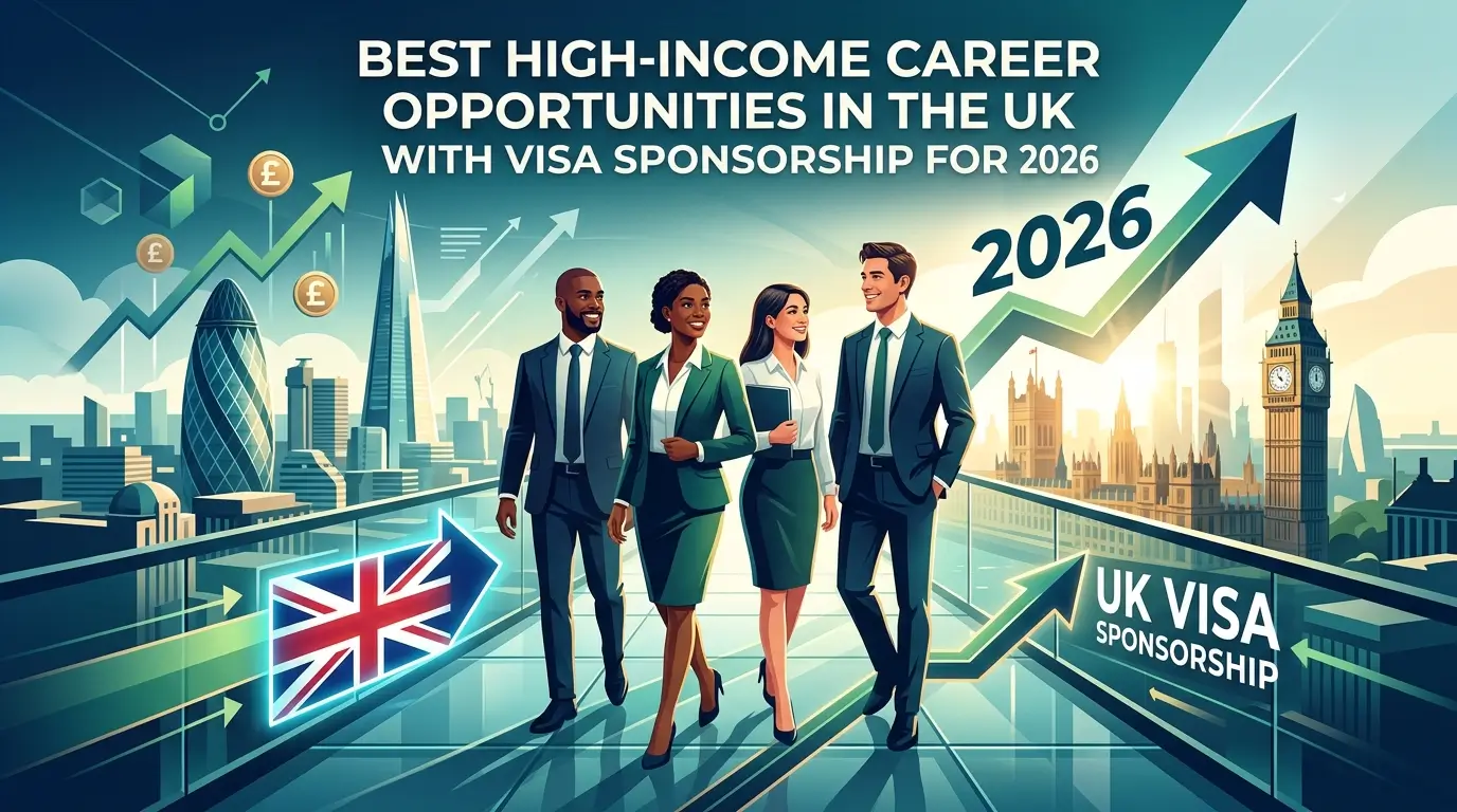 Best High-Income Career Opportunities in the UK With Visa Sponsorship for 2026