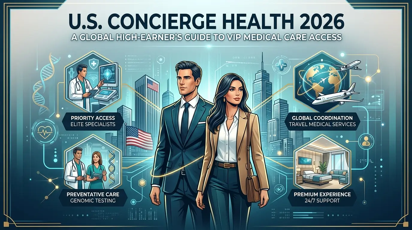 U.S. Concierge Health 2026: A Global High-Earner’s Guide to VIP Medical Care Access